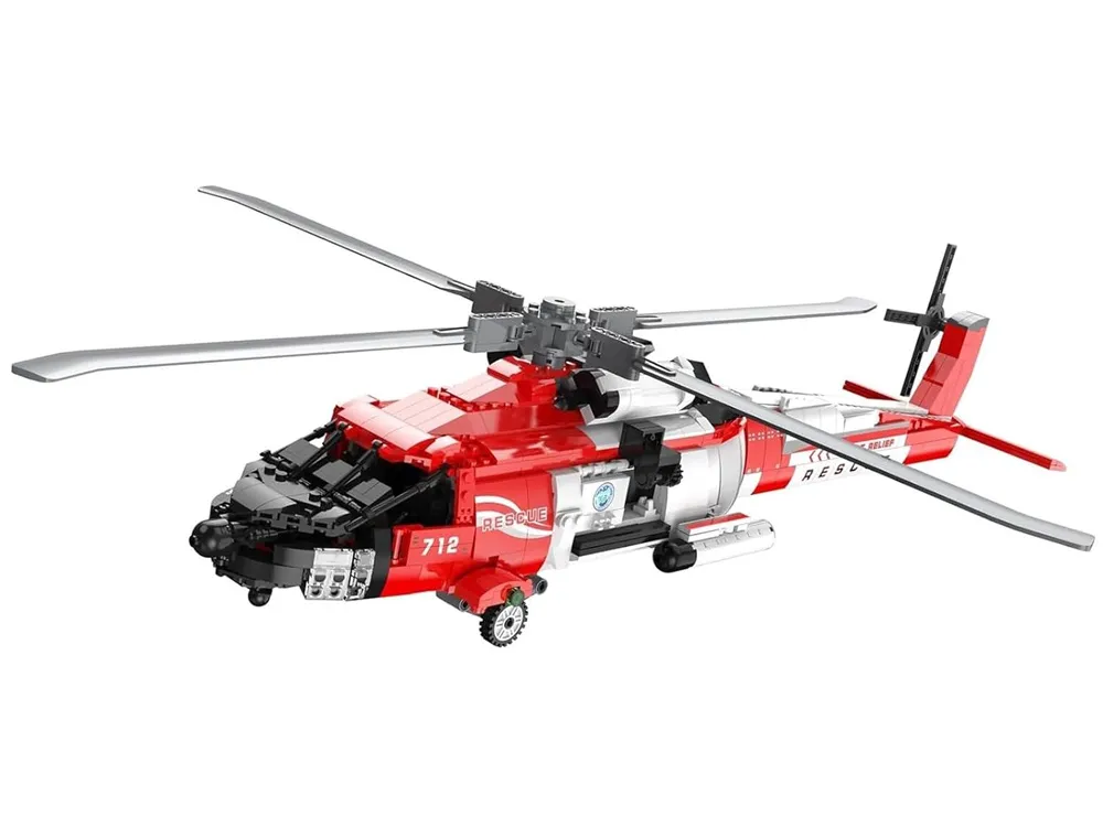 tehnički blokovi, 1137 elemenata, zrakoplov/helikopter - slika 3