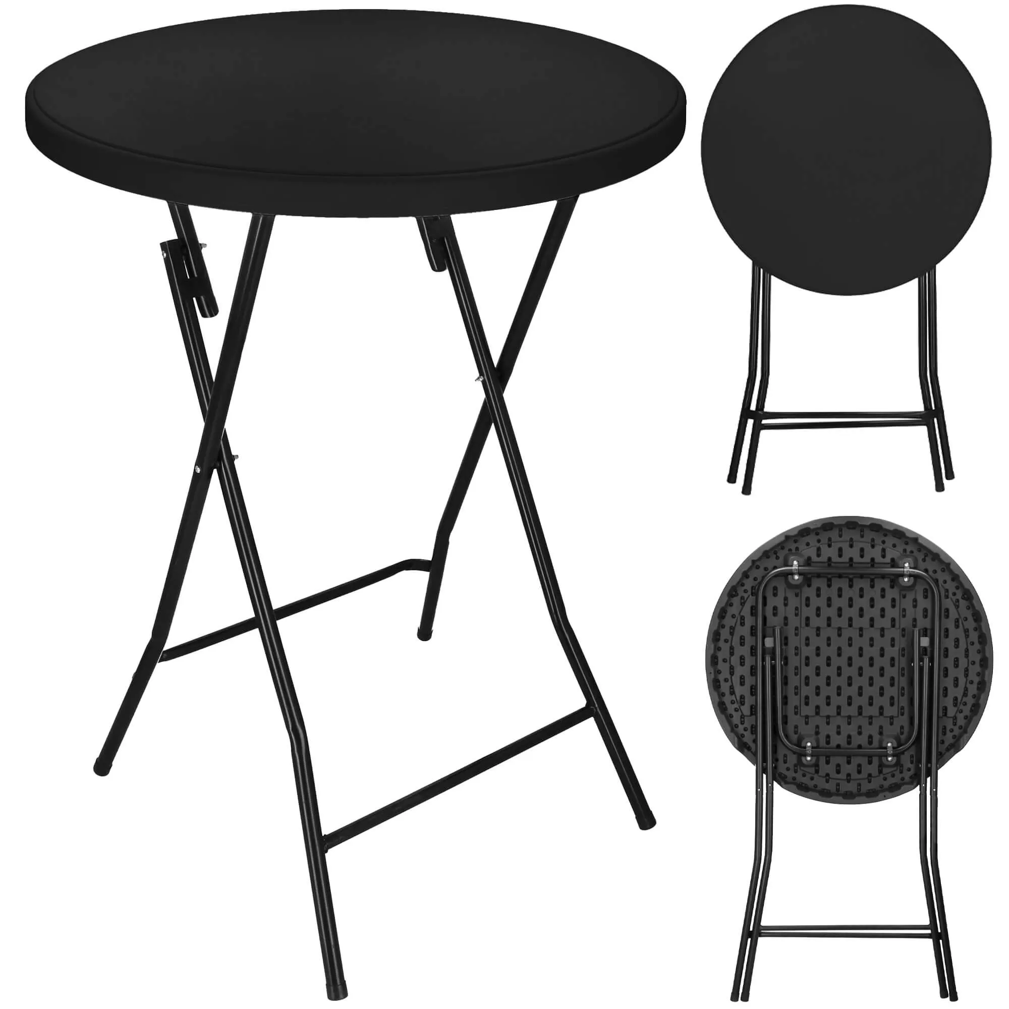 catering stol dimenzija 110 x 80 cm crni - slika 7