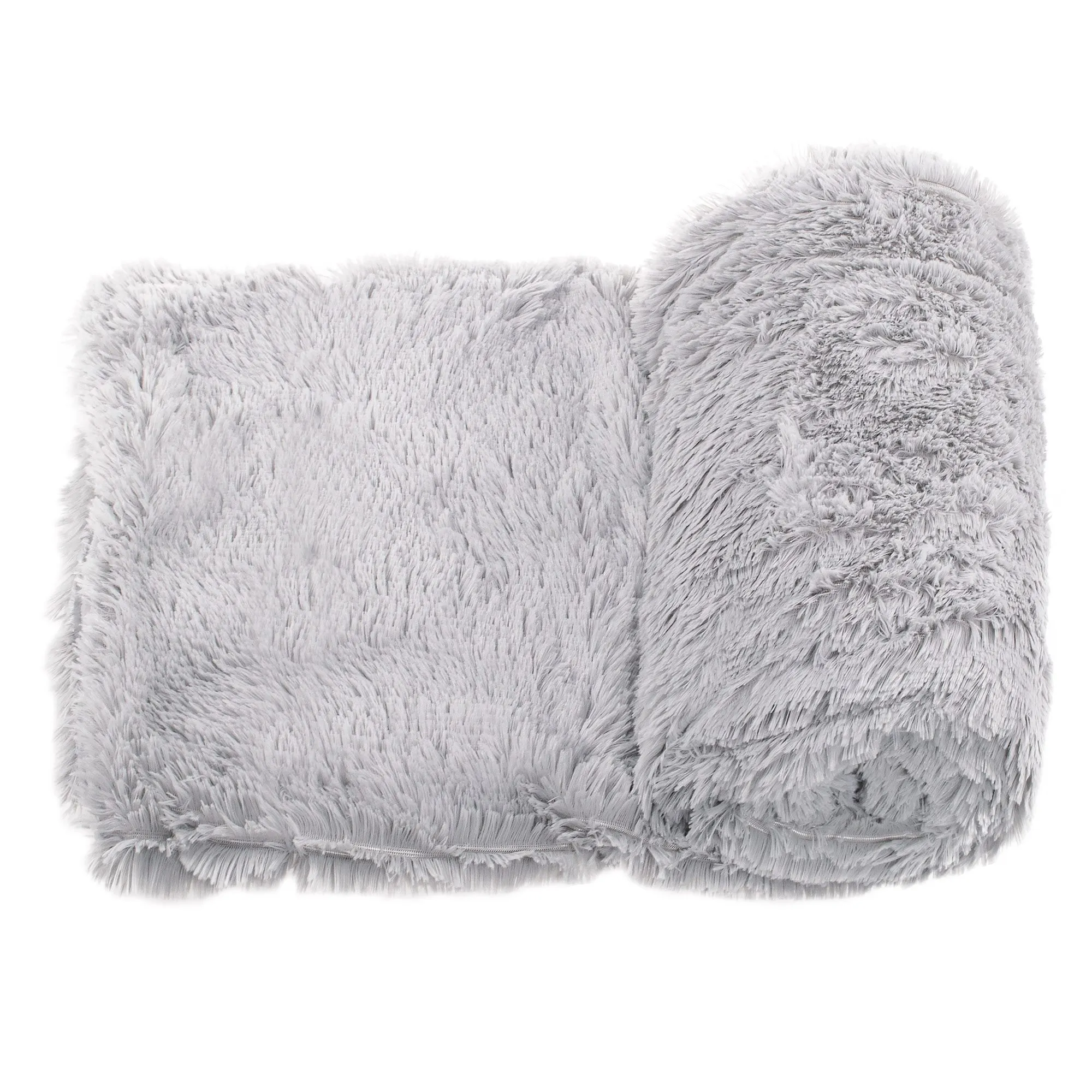 mekana deka 200 x 220 cm , svijetlo siva - slika 5