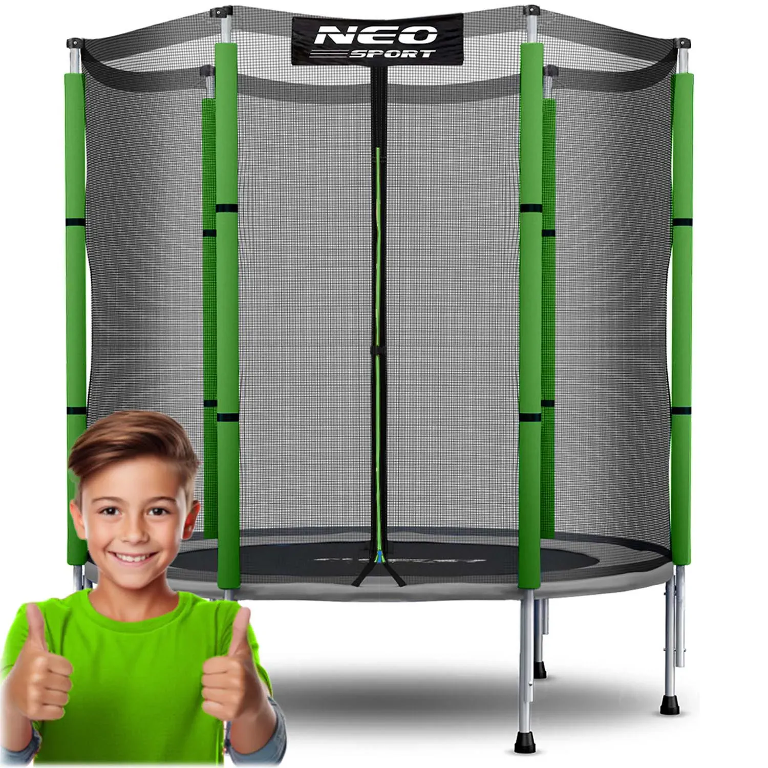 neo-sport dječji vrtni trampolin 140 cm (4,5 ft) - slika 2