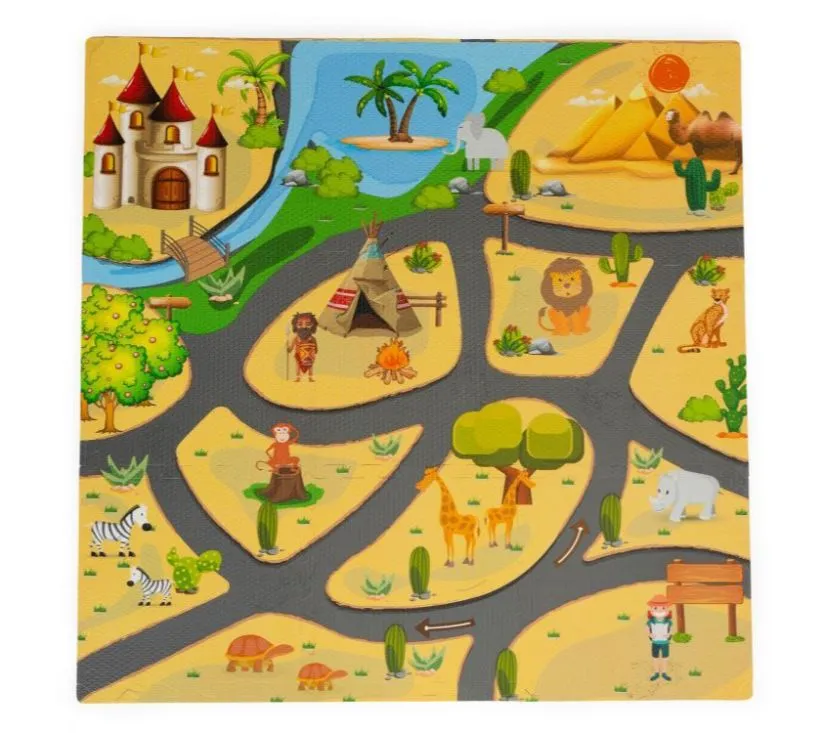 podloga za igranje safari 9 komada - slika 3