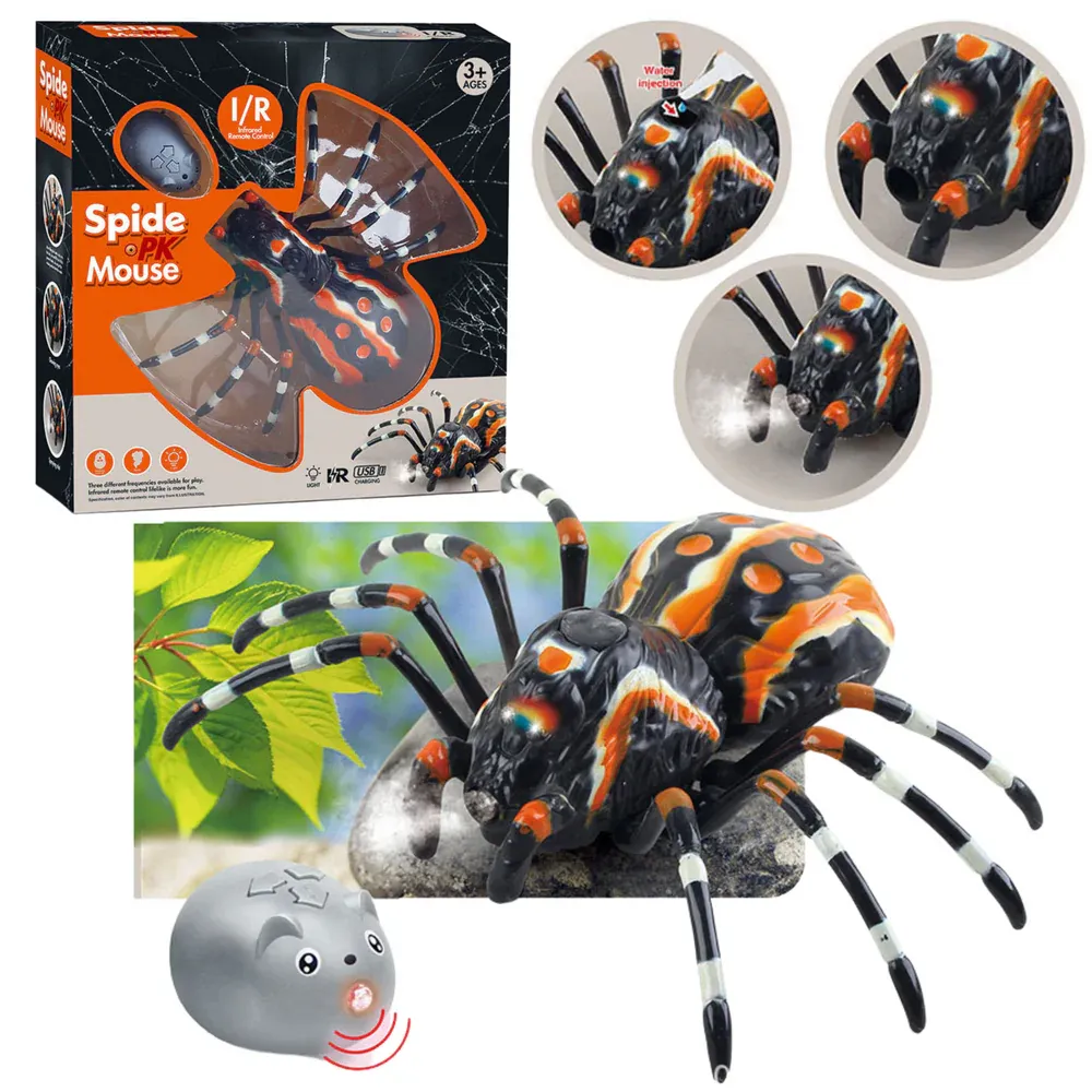 Tarantula na daljinsko upravljanje crno-narančasta - Pribislavec