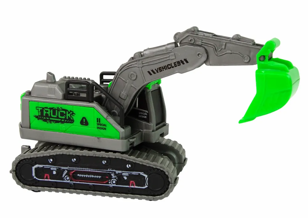 građevinsko vozilo bager green friction drive - slika 3