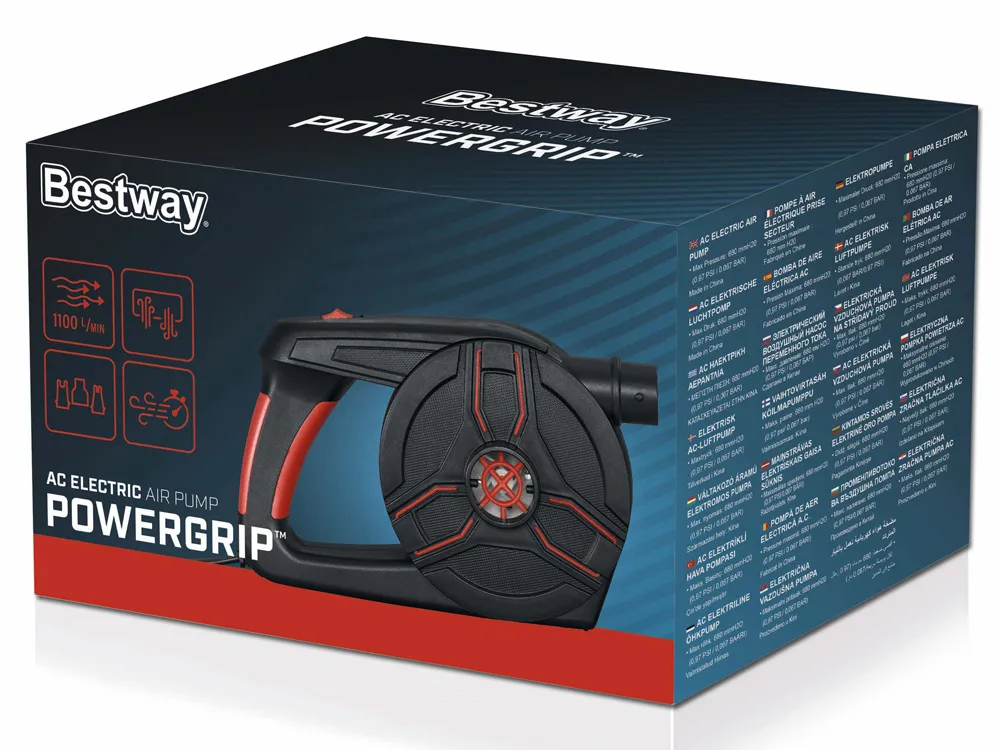 bestway električna pumpa powergrip 62258 - 3 nastavka - slika 9