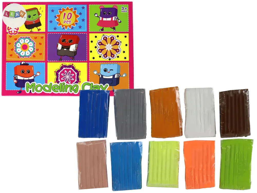 set plastelina 10 boja - slika 2