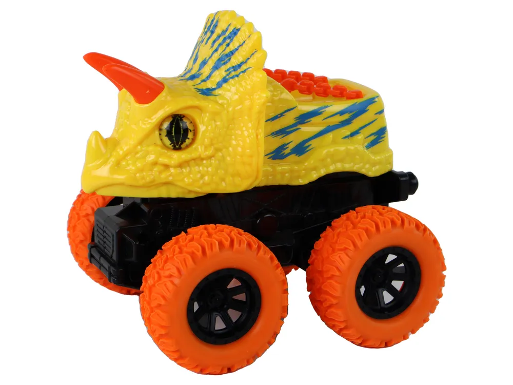 triceratops autić na frikcijski pogon žuti - slika 3