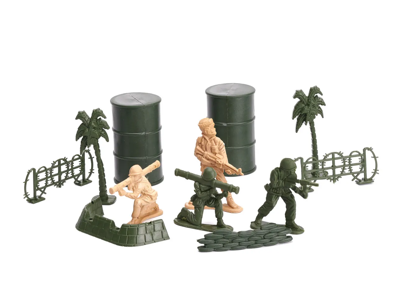 set figurica za vojnu bazu 114 elemenata - slika 8