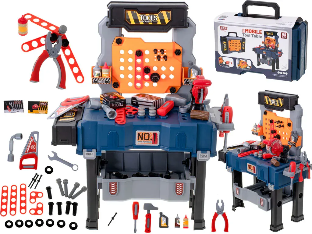 diy sklopivi stol s alatom i dodacima 65 elemenata - slika 2