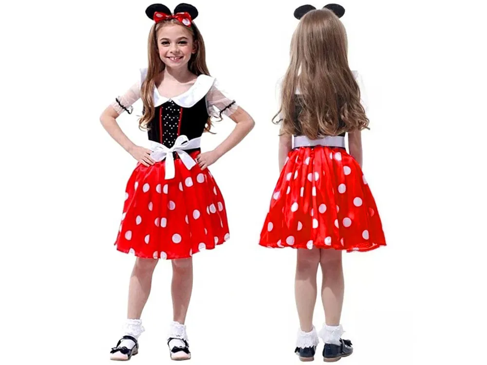 kostim minnie mouse za djevojčice, l/xl - slika 7