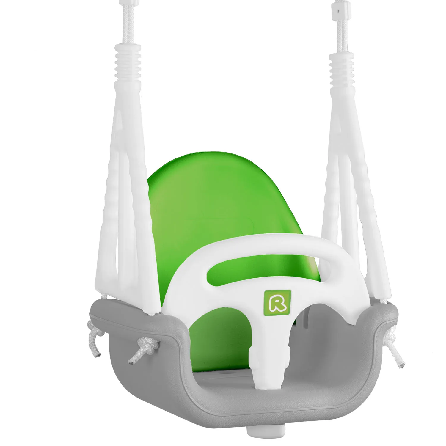 modularna ljuljačka 3 u 1 ricokids sivo zelena - slika 3