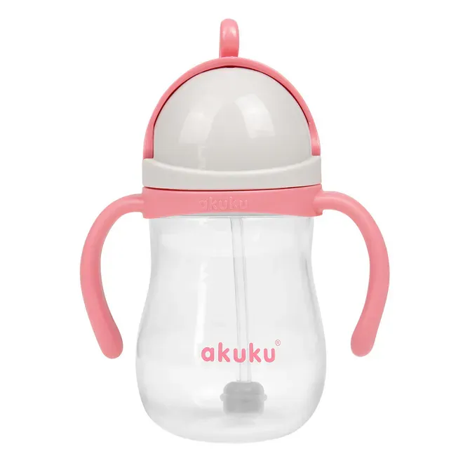 akuku boca sa slamkom i utegom, ružičasta - slika 2
