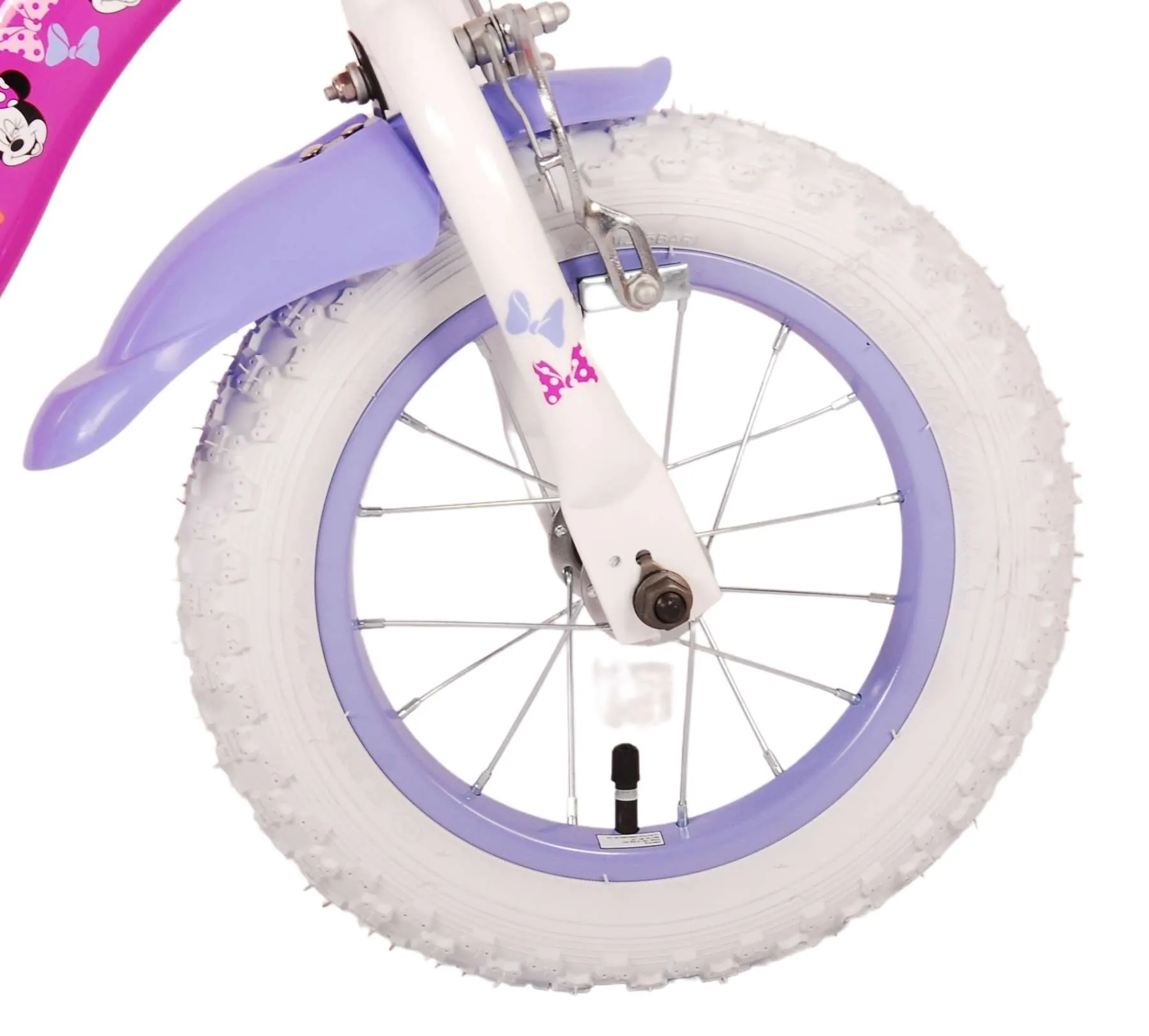 volare bicikl minnie cutest ever! 12" sa dvije ručne kočnice - slika 6