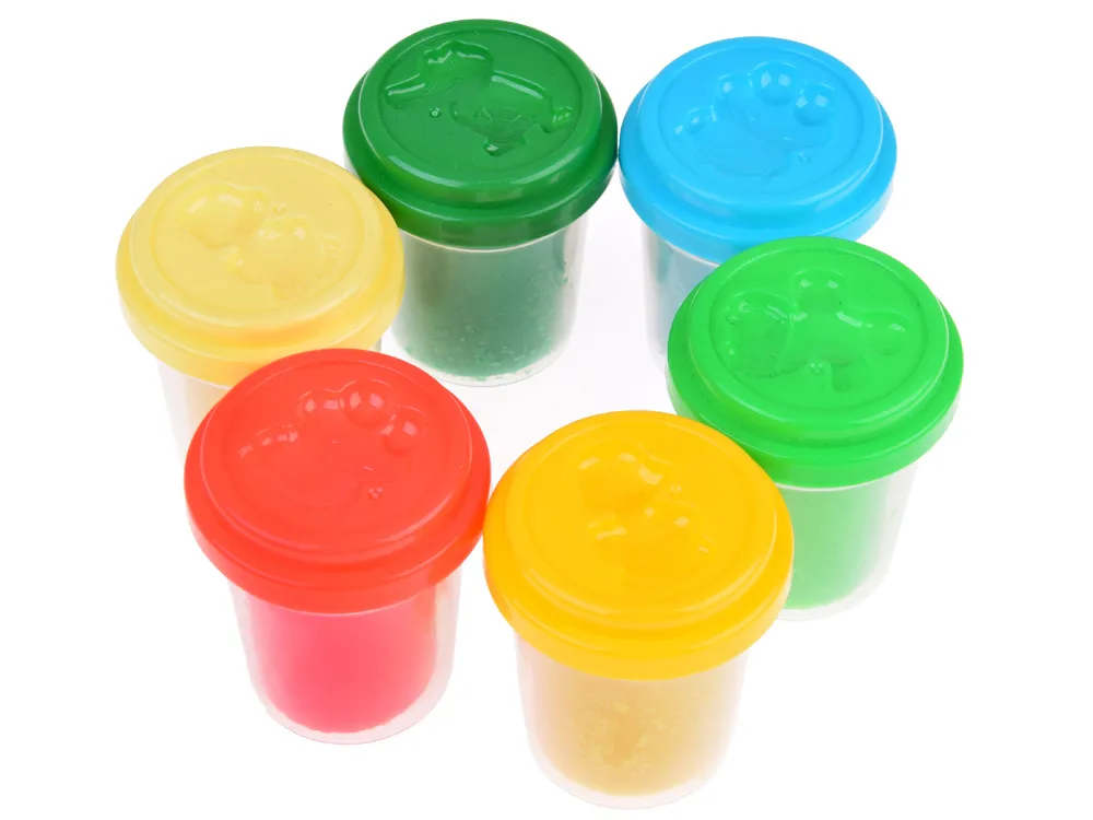 set plastičnog modeliranja, 6 komada šarenog plastelina - slika 3
