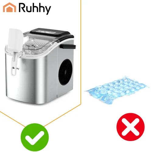 ruhhy aparat za led 1,2 l srebrne boje + žlica - slika 6