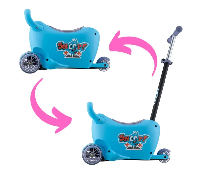 dječji romobil 3u1 snoop zeleni - slika 3