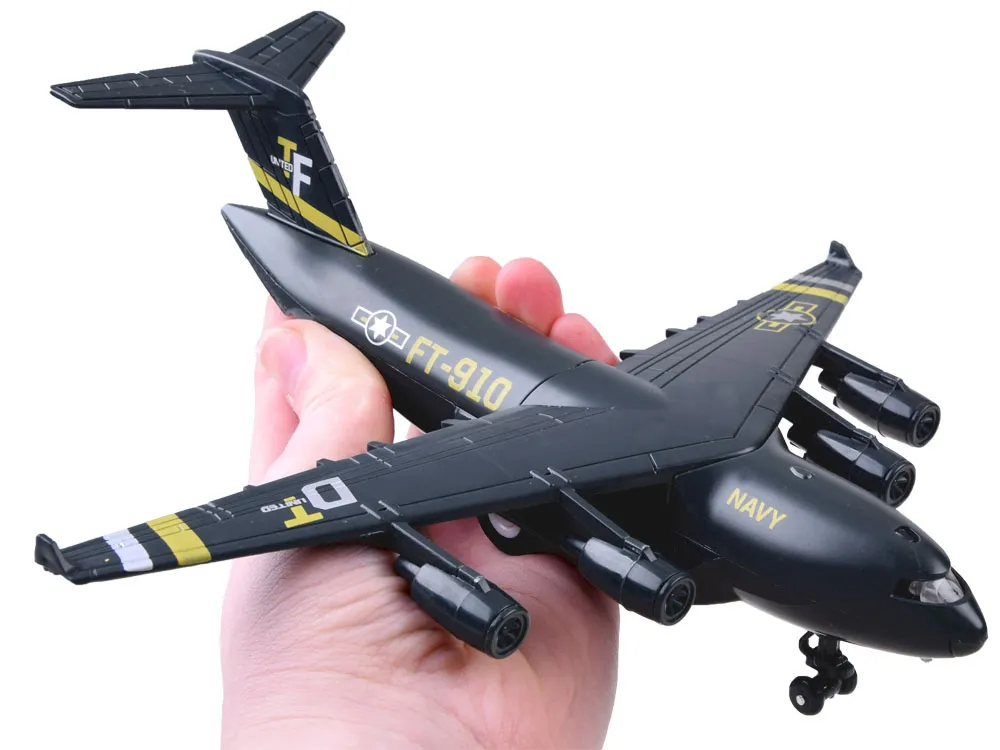 vojni transportni avion crni za4325cy - slika 7