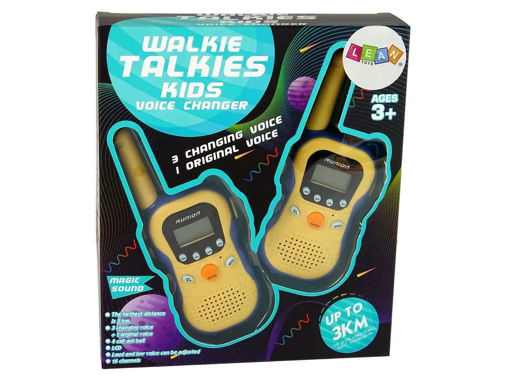 dječji walkie-talkie žuti - slika 5