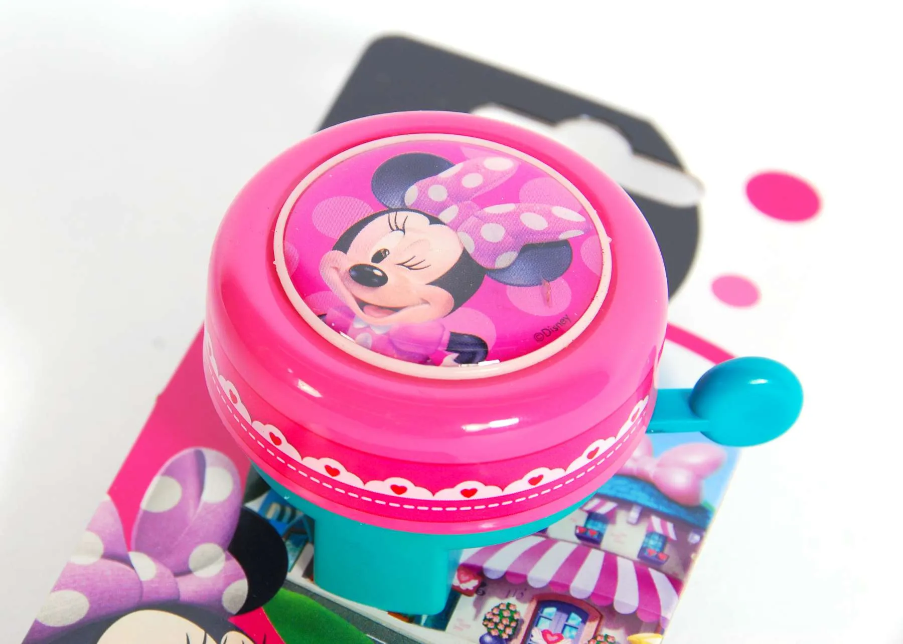 zvono za dječji bicikl disney minnie bow-tique roza - slika 4