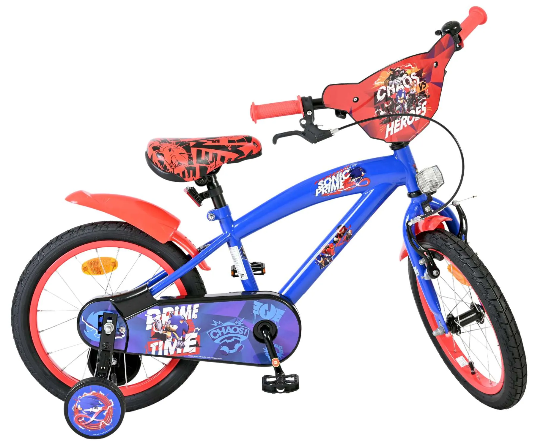 volare dječji bicikl sonic 16″ plave boje - slika 11
