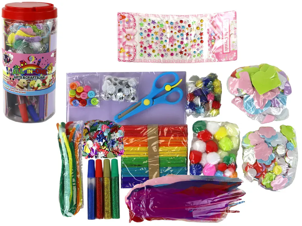 kreativni umjetnički set u diy staklenci - slika 2