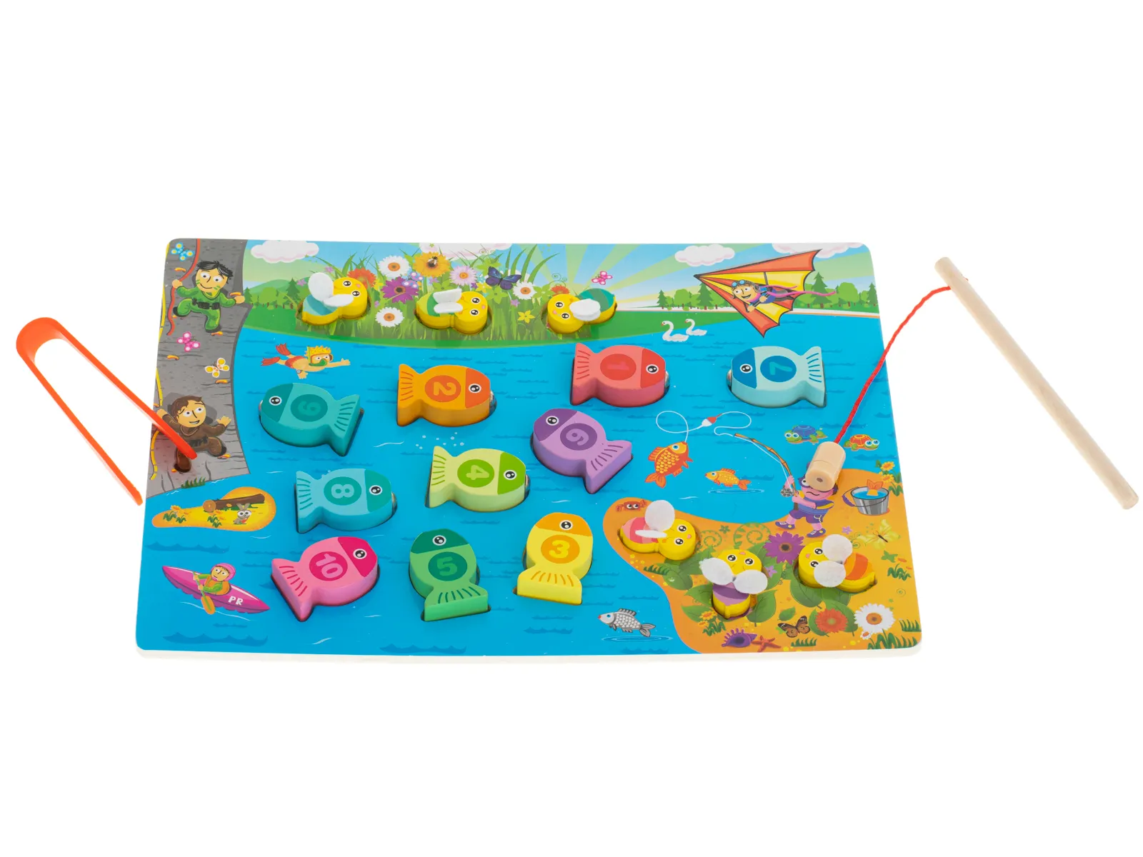 montessori magnetno pecanje 3u1 ribe i pčele - slika 3
