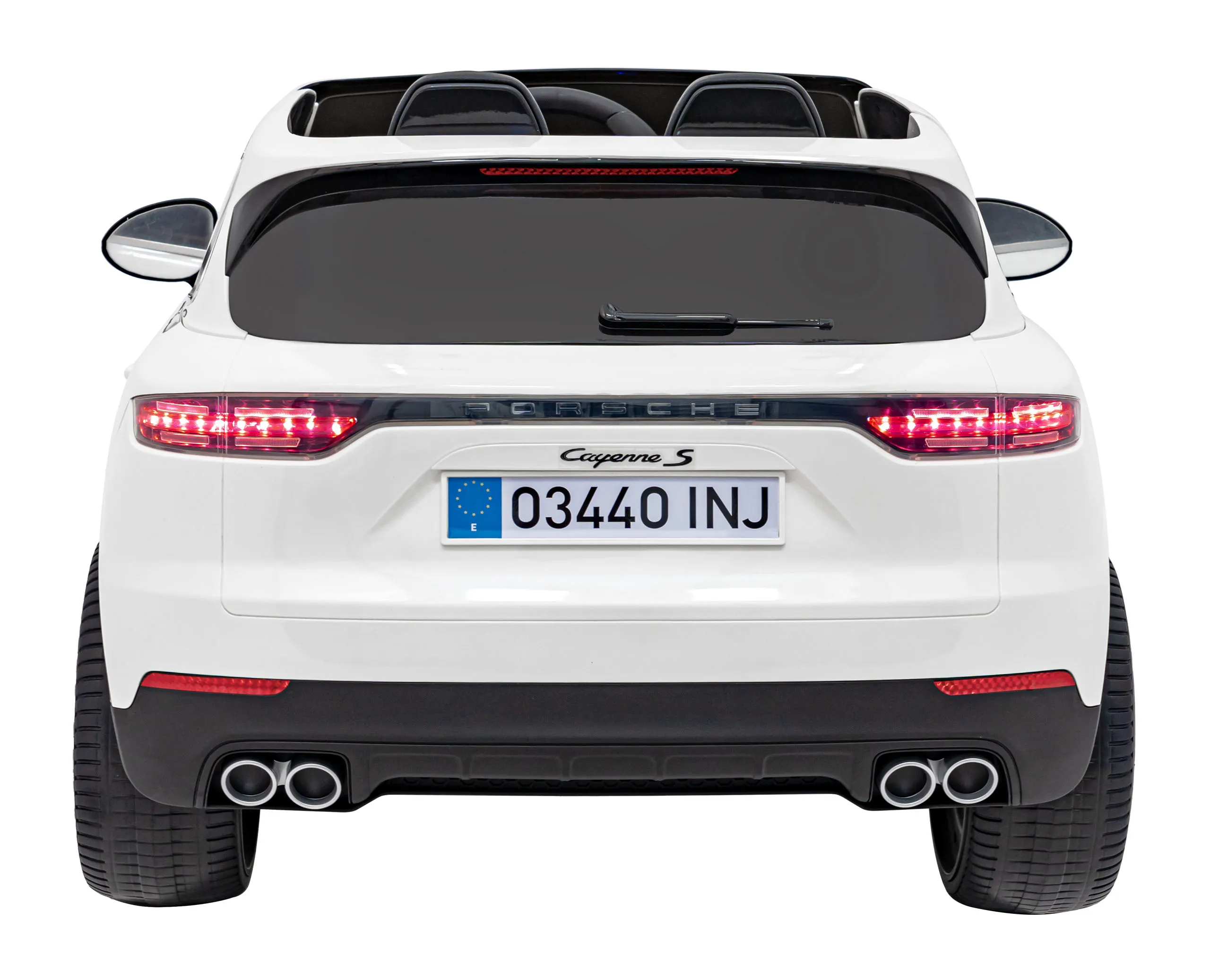 porsche cayenne s, auto na akumulator, bijeli - slika 7