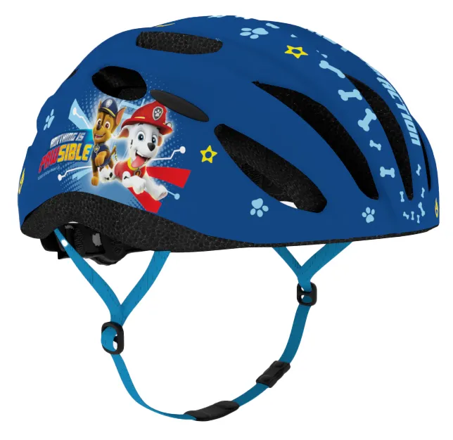dječja biciklistička kaciga in-mold paw patrol plava - slika 4