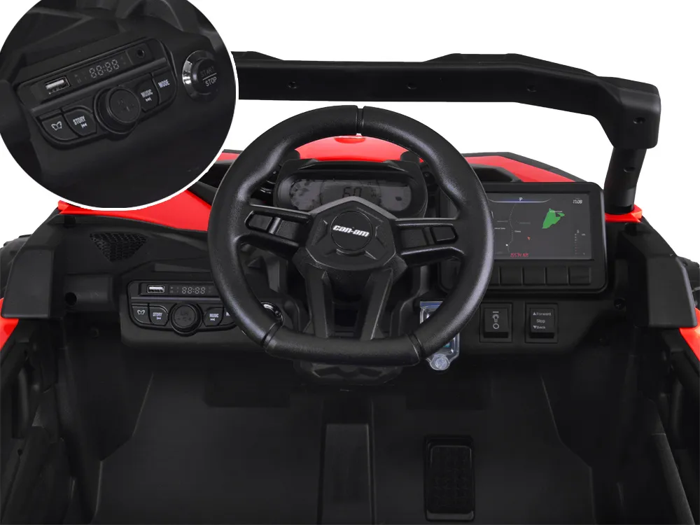 buggy 4x4 na akumulator 800w, crveni - slika 9