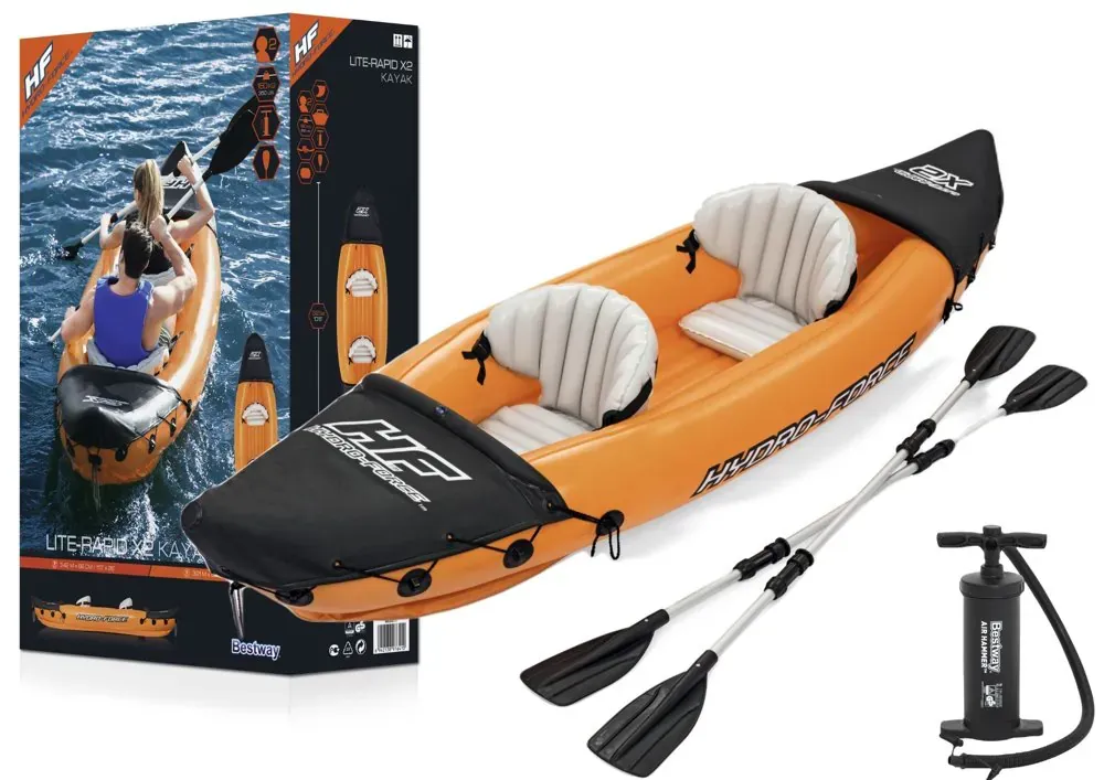 bestway 65077 kajak za dvoje na napuhavanje 321cm - slika 2