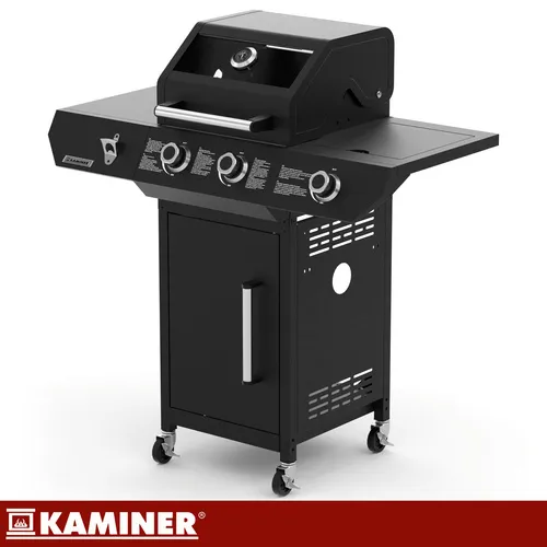 kaminer plinski roštilj 2+1 10kw varen black 3.0 - slika 8
