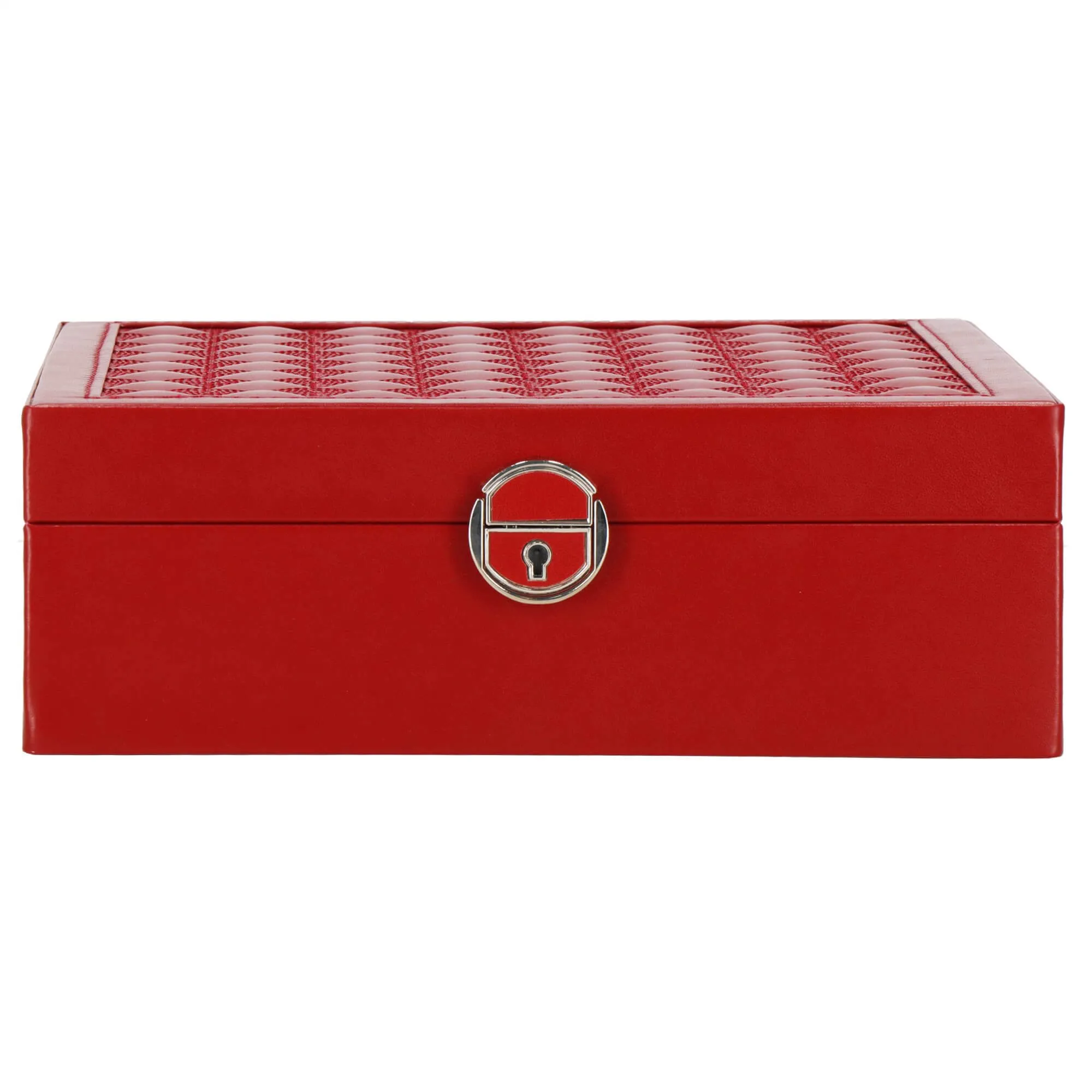 kutija za nakit crvena 25,3x25,3x8,5 cm - slika 11