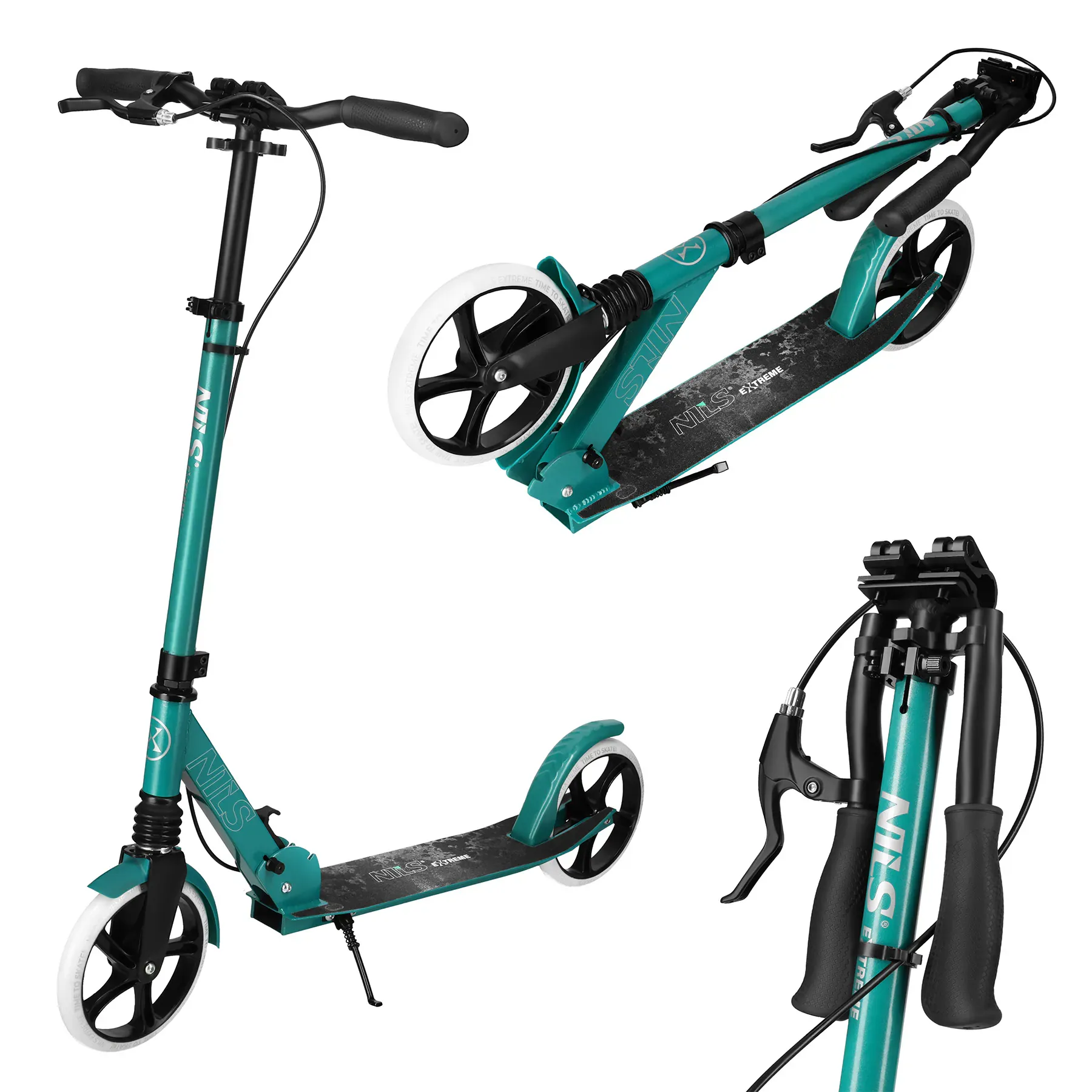nils extreme hm185 romobil, zeleni - slika 3