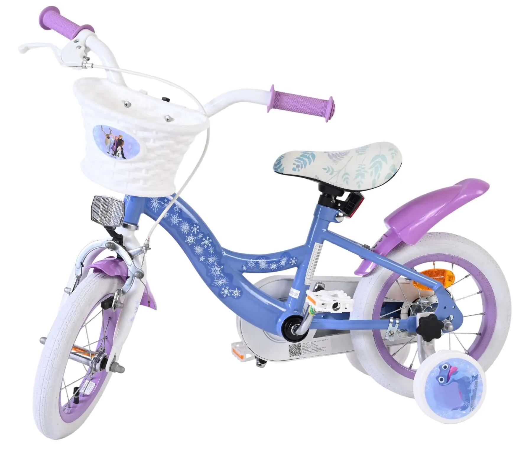 volare dječji bicikl disney frozen 2 12″ plavo-ljubičaste boje - slika 9