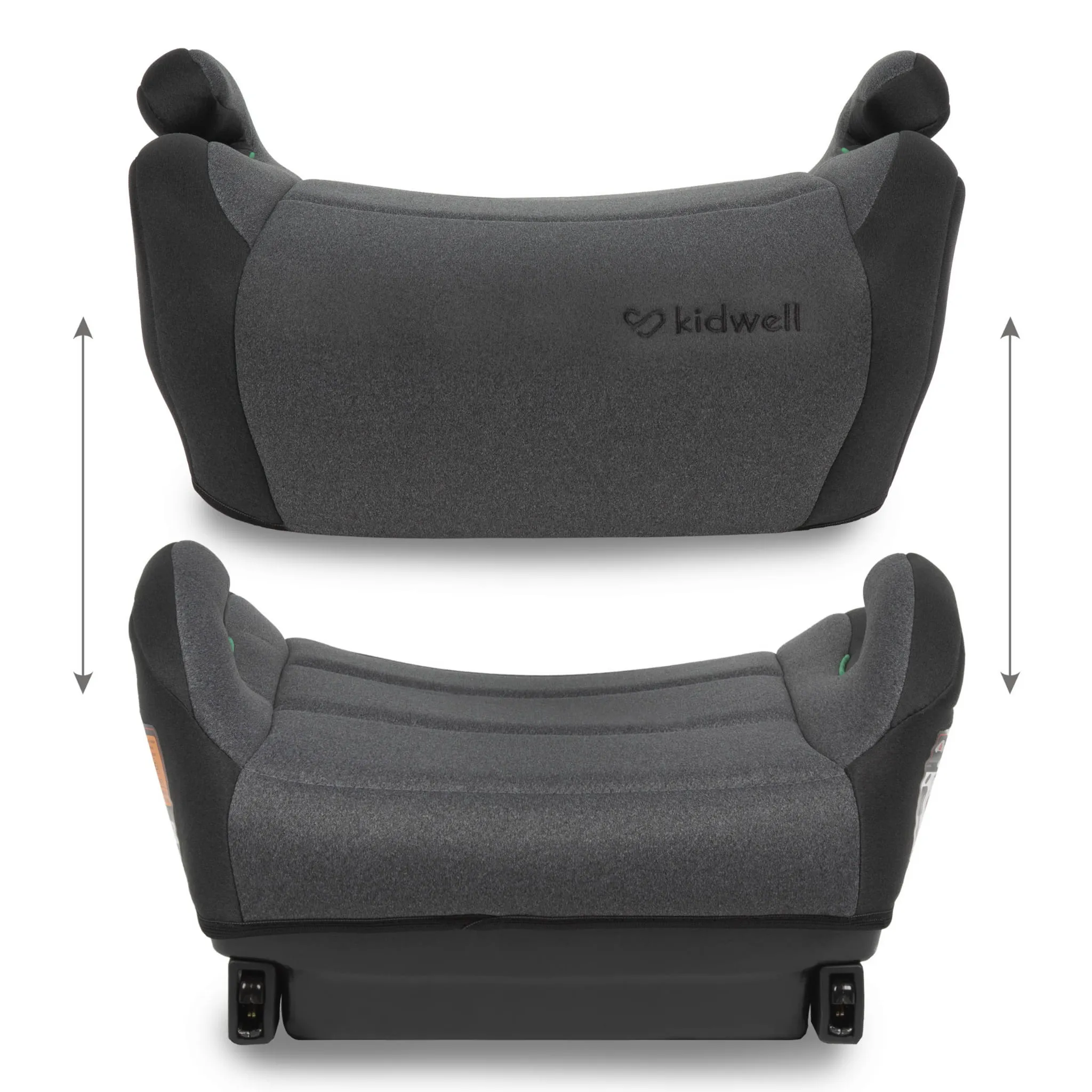 kidwell autosjedalica booster ovan, crno siva - slika 3