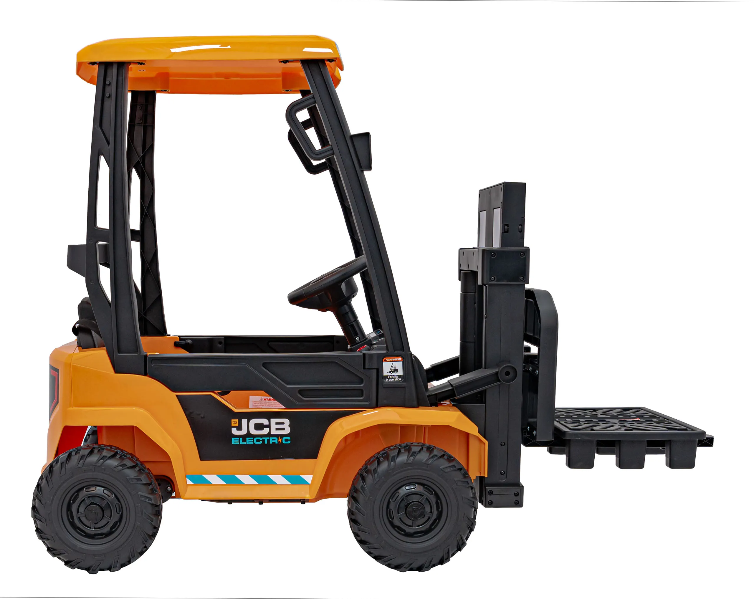 viličar jcb, vozilo na akumulator, žuti - slika 9
