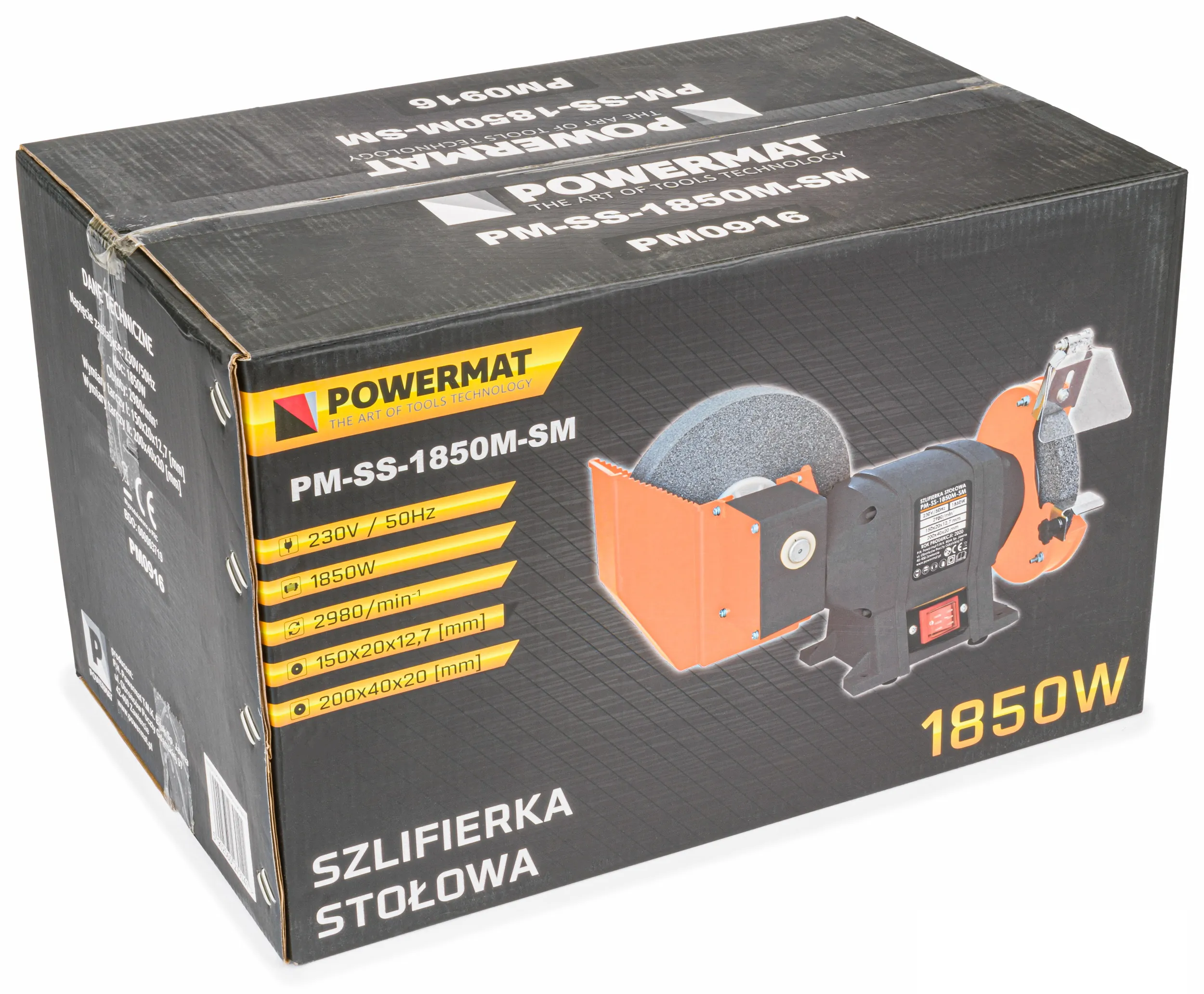 powermat stolna bočna brusilica 1850w - slika 9