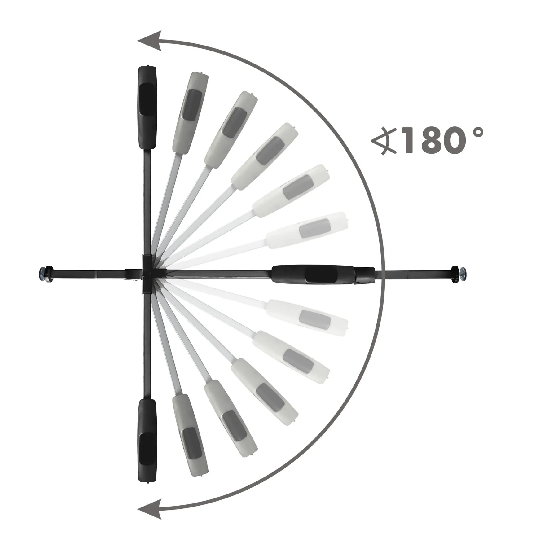 guarda crna sigurnosna vrata 75-104 cm - slika 4