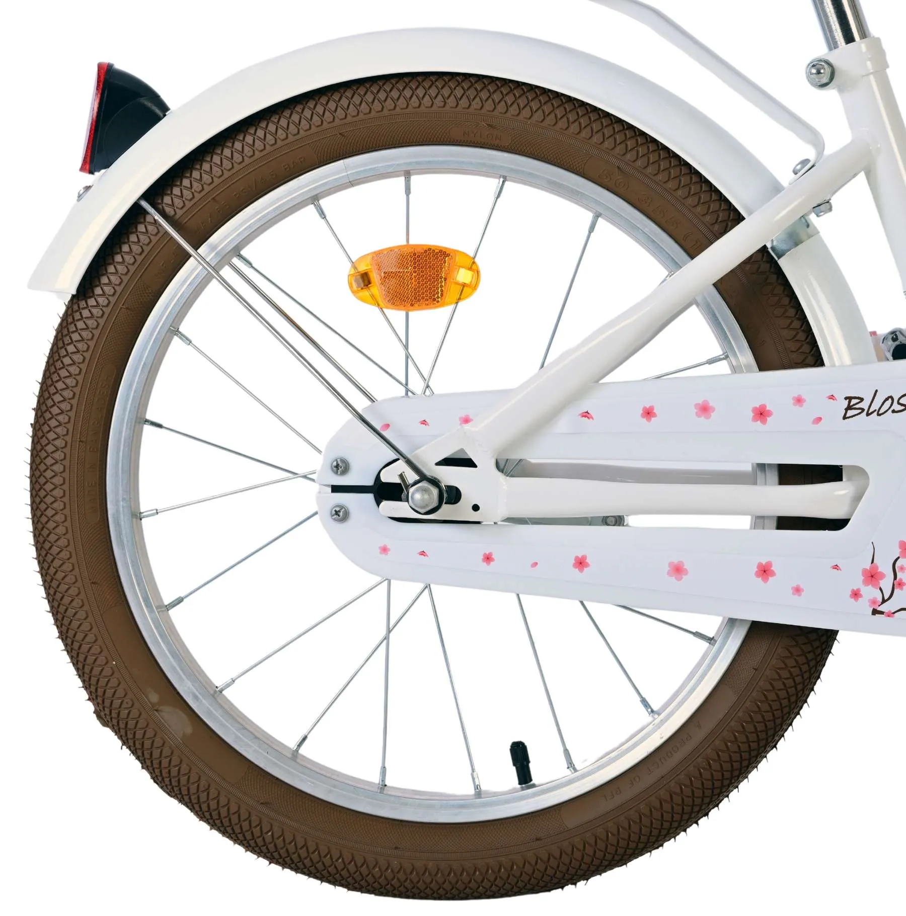 volare dječji bicikl blossom 18″ bijele boje - slika 4
