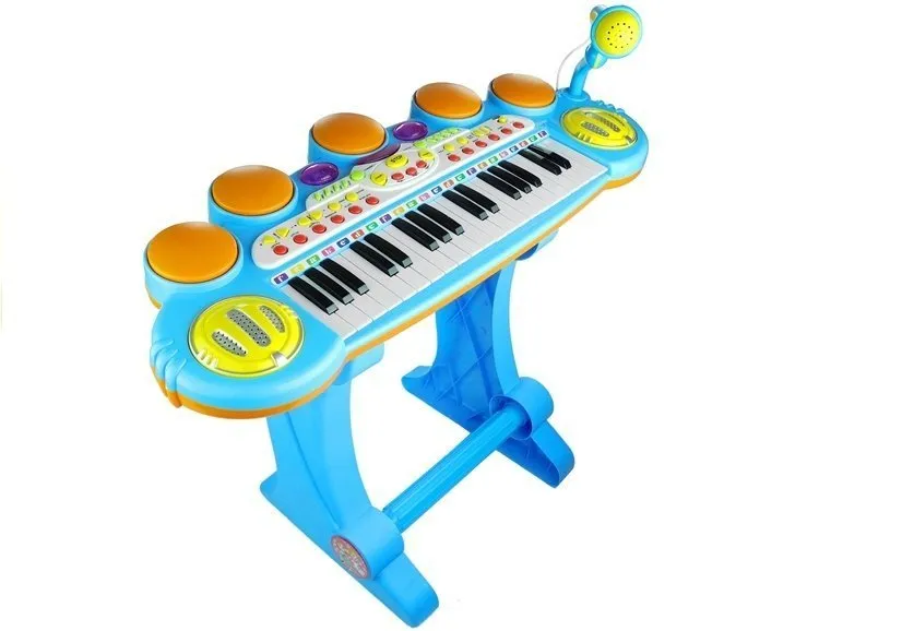 klavijature sa stolicom plave - slika 4