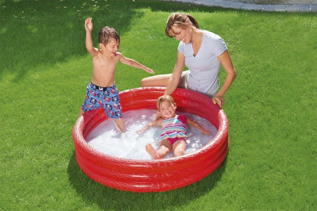 bestway bazen na napuhavanje 51025 - crveni 122×25cm - slika 5