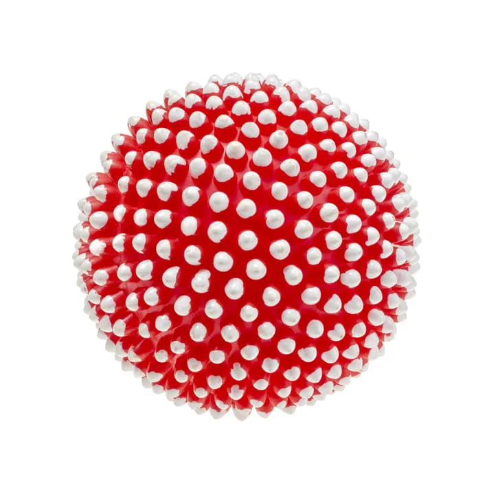 tullo loptica grickalica za pse 8,1cm žuta - slika 3