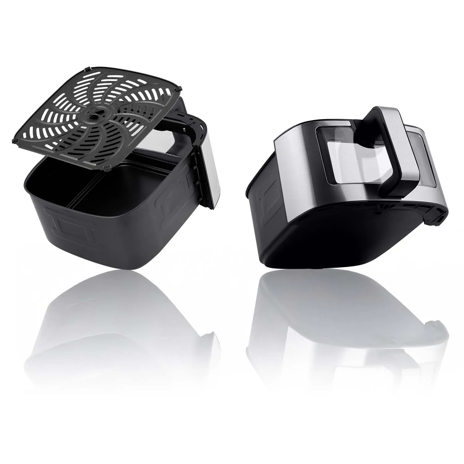 berdsen velika friteza na vrući zrak 1700 w, 9,1 l, srebrna - slika 4
