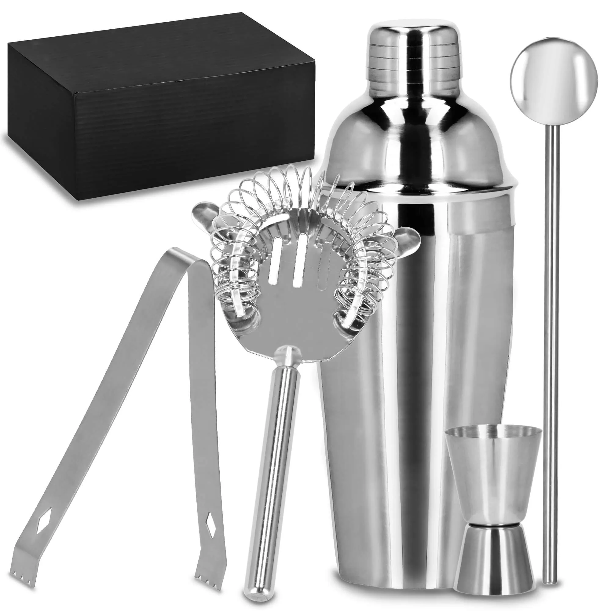 set za pripremu pića za barmene shaker 550 ml 5 komada - slika 9