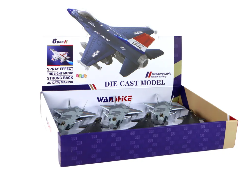 model aviona na trenje, crni ili sivi - slika 5