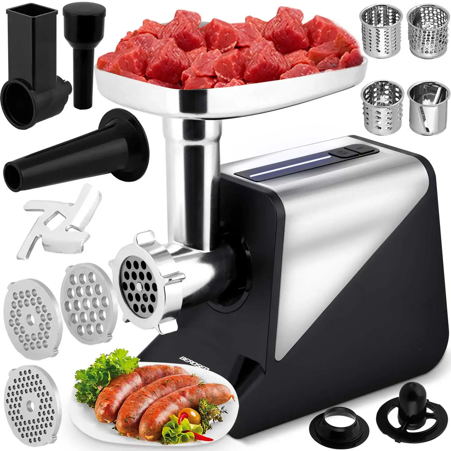 stroj za mljevenje mesa bd-602 berdsen 800/2000w - slika 2