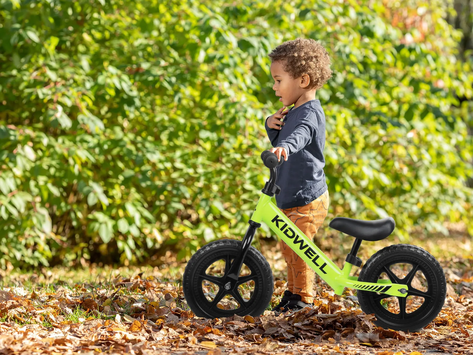 kidwell rebel dječji bicikl bez pedala, zeleni - slika 8