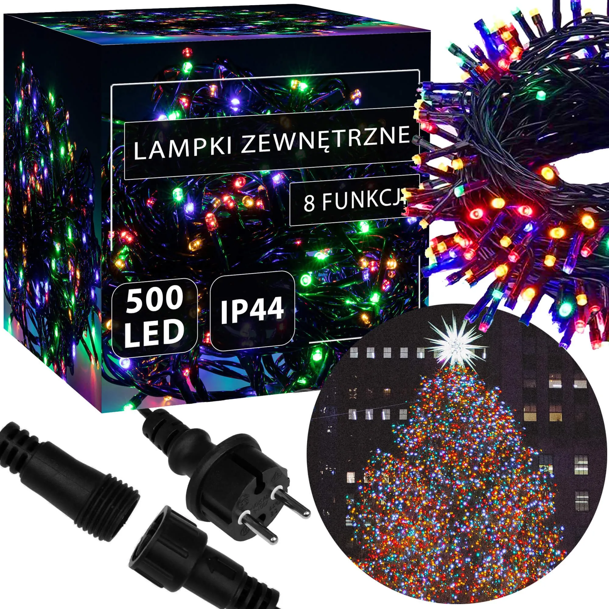 božićne lampice flash s 500 led dioda - slika 7