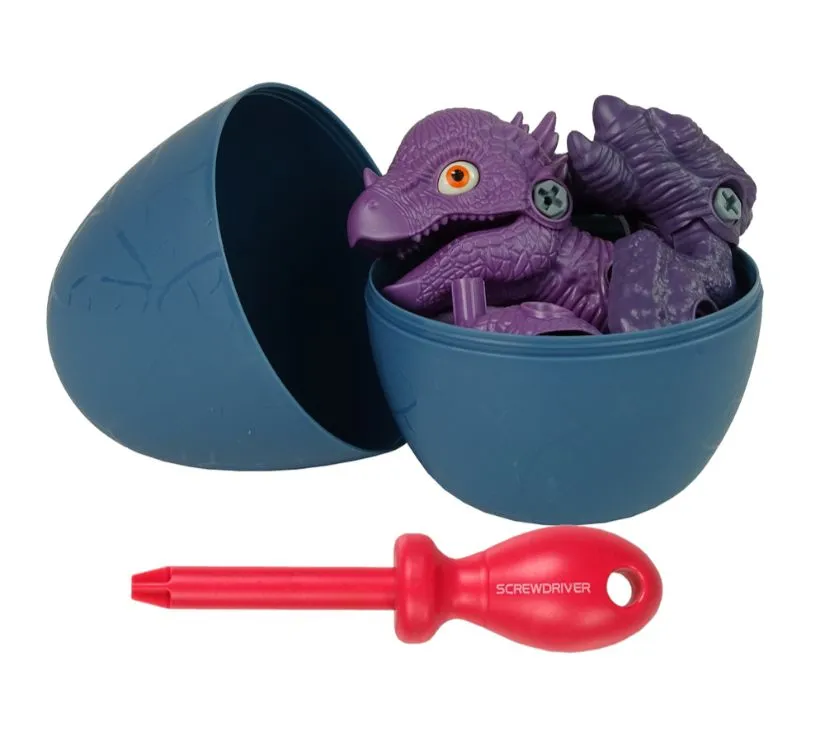 set dinosaur stygimoloch s jajetom i dodacima ljubičasti - slika 4