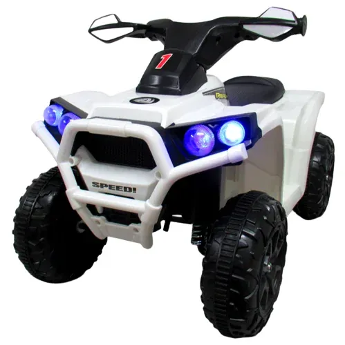 dječji quad na akumulator j8, bijeli - slika 2