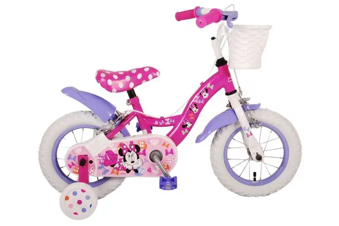 volare bicikl minnie cutest ever! 12" sa dvije ručne kočnice - slika 2